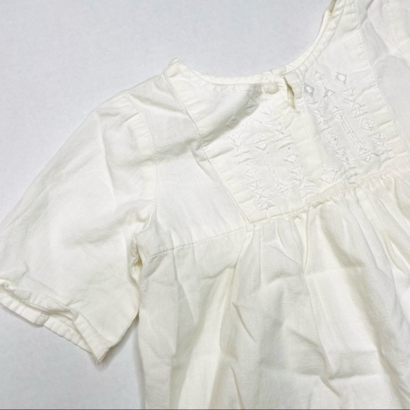 Old Navy Embroidered Ivory Top & Chambray Bloomers - Picture 3 of 7